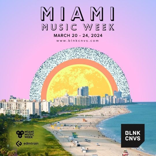 BLNK CNVS Miami Music Week artwork