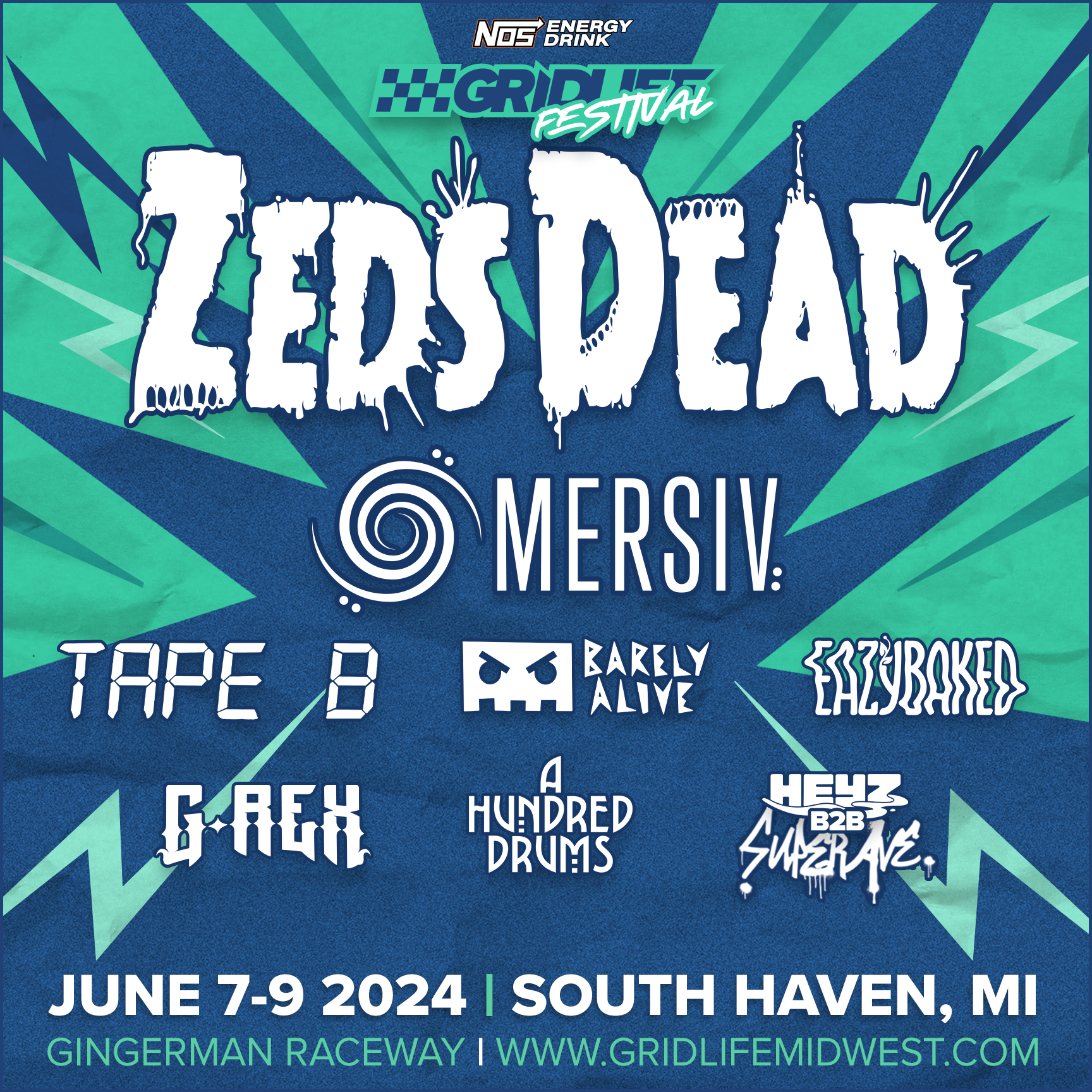 GRIDLIFE Midwest 2024 Lineup Announcement: Zeds Dead And Mersiv To Headline
