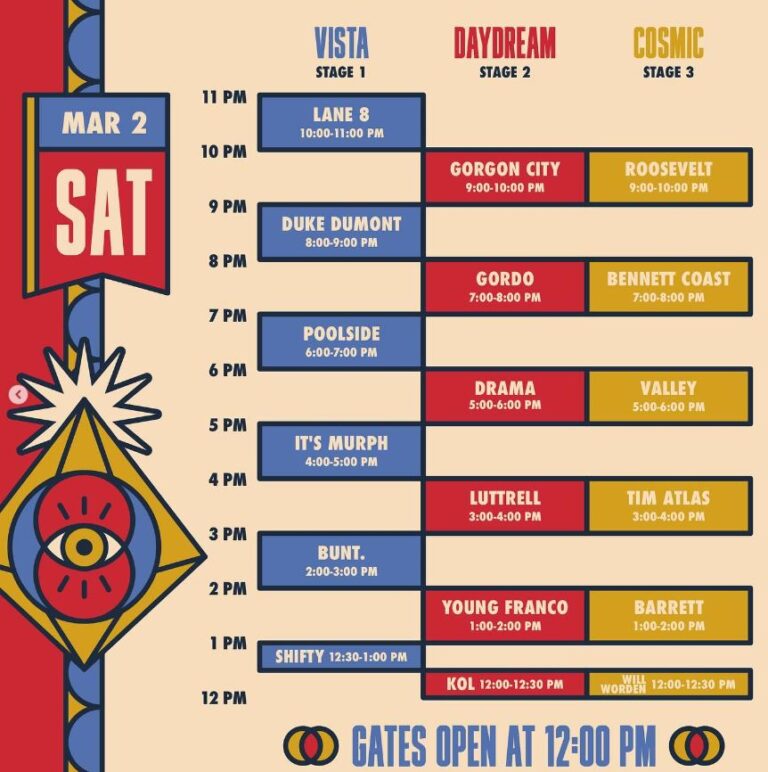 M3F Fest Set Times And More Moon Lvnding