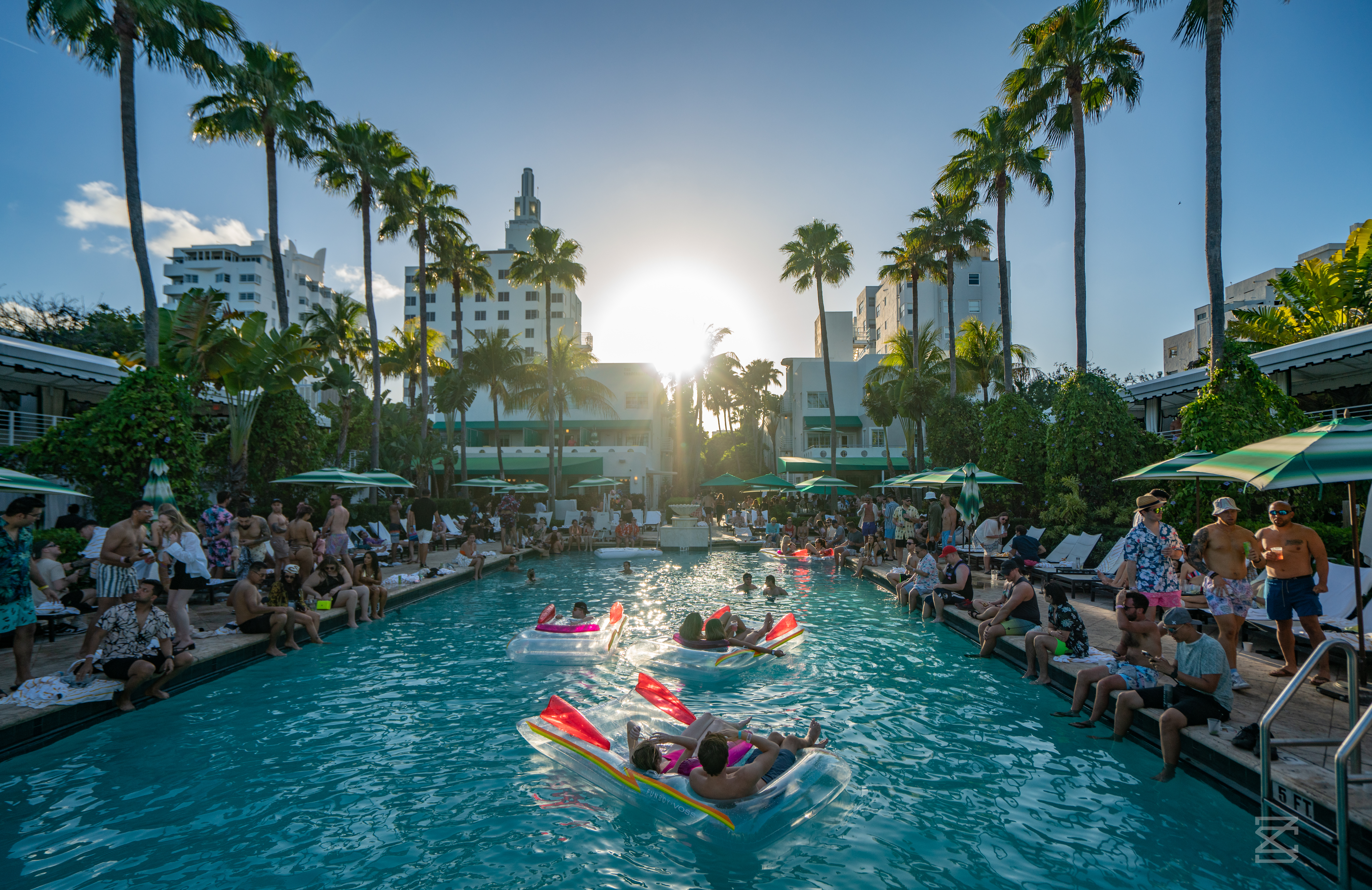 Image of Surfcomber Hotel Pool Party