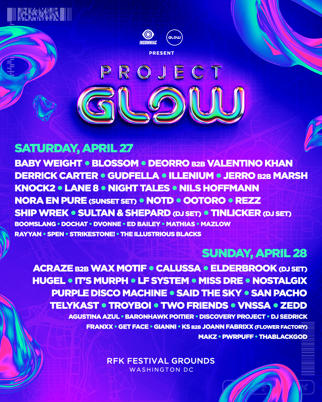 Two Shining Stars At Project Glow