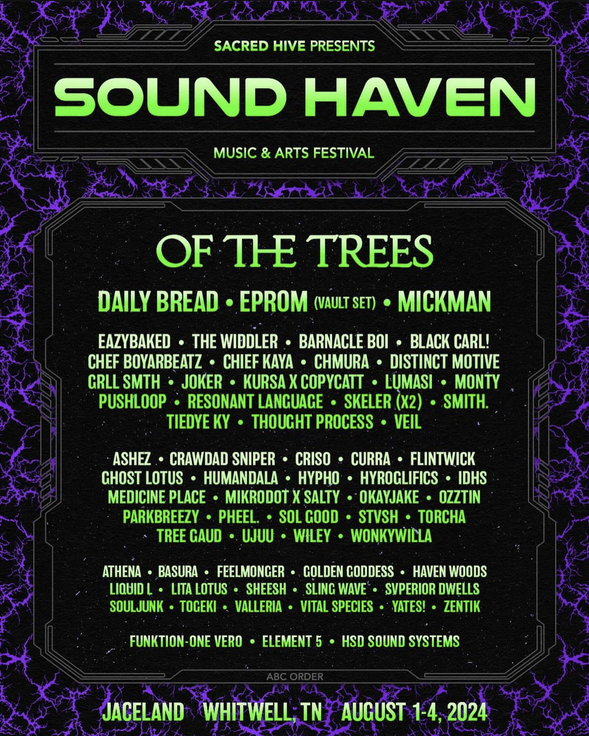 Sound Haven Unveils Phase 1 of Highly Anticipated 2024 Lineup