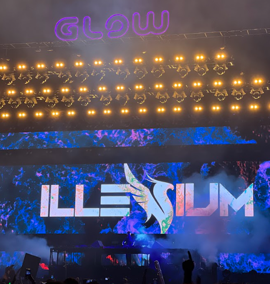 Illenium graphic at the Eternal Stage of Project GLOW