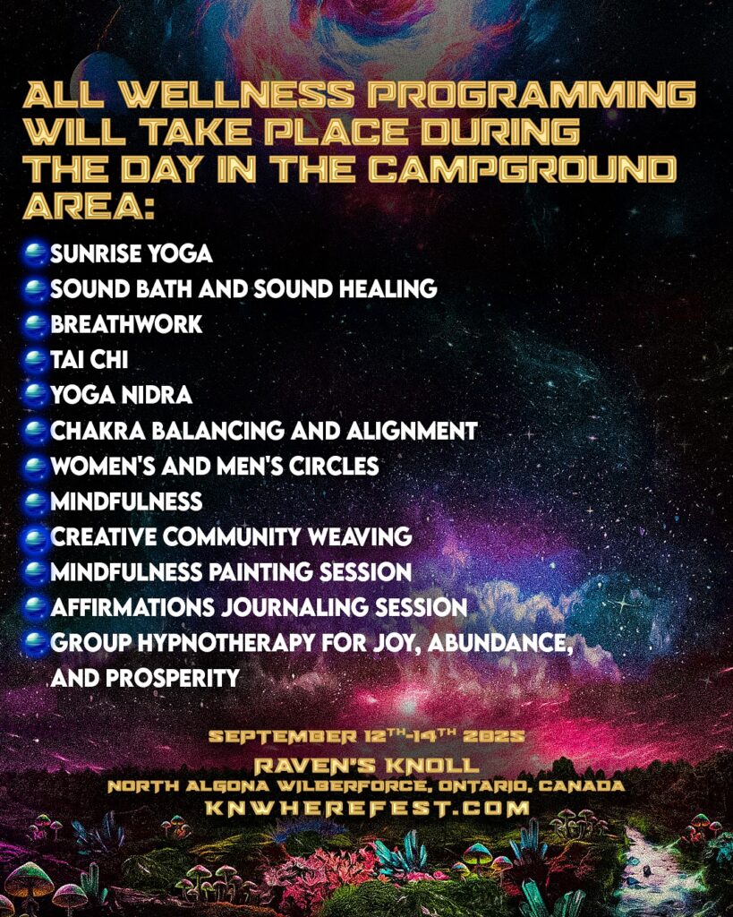 Wellness Programs Camground KN¿WHERE Festival