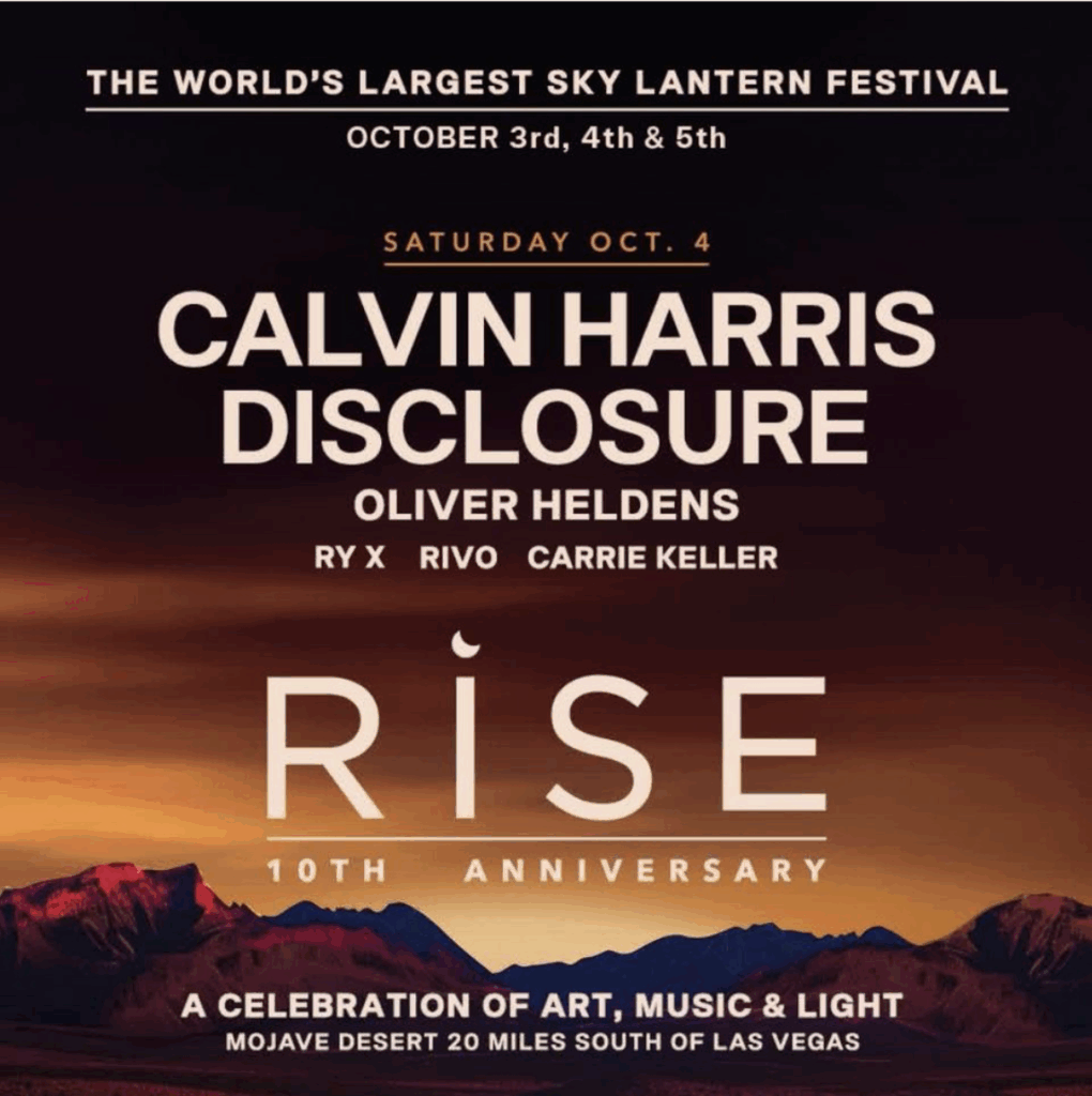 RISE Festival Lineup "The Sanctuary"