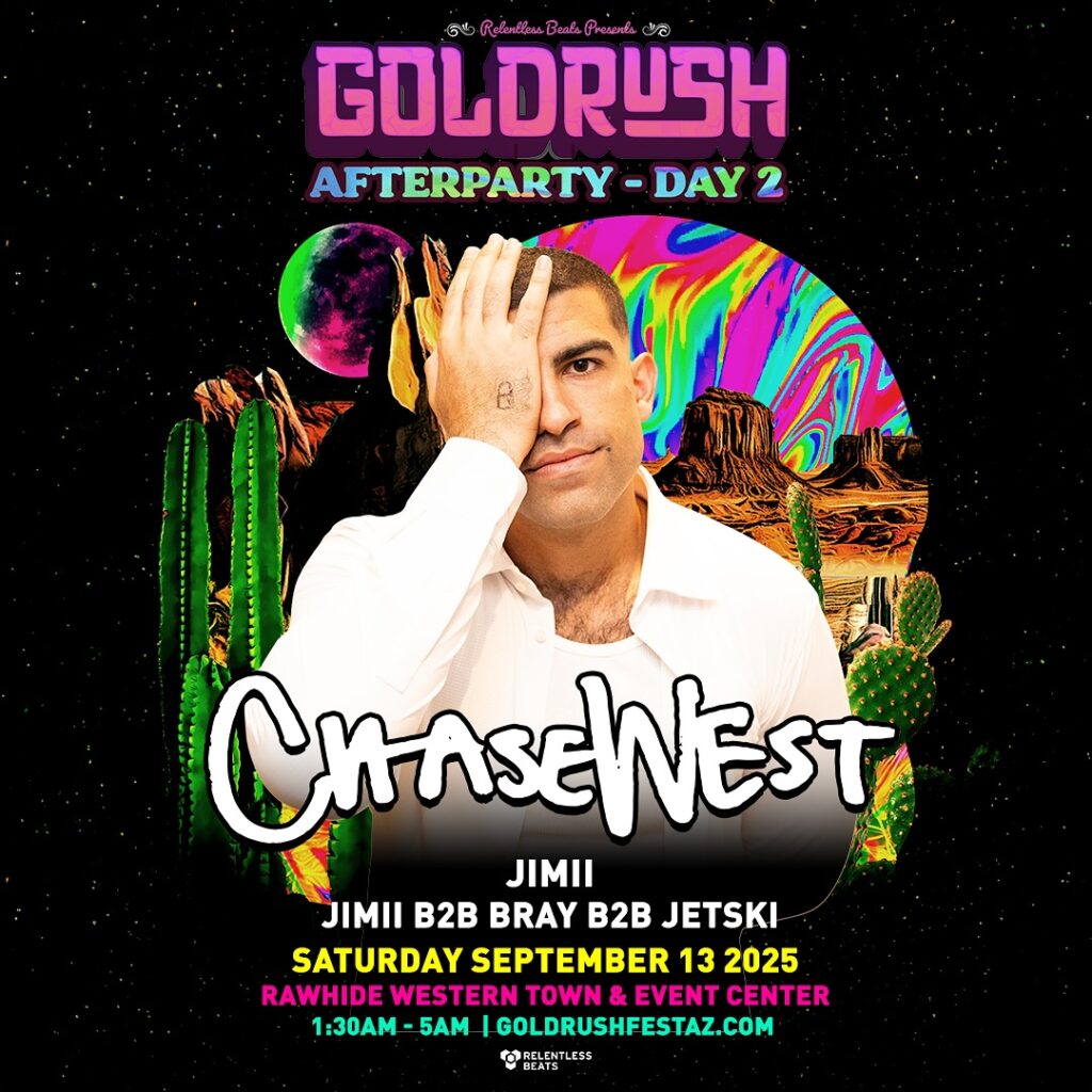 saturday afterparty goldrush chase west