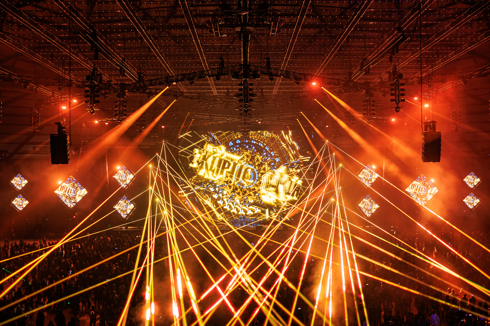 Kliptic Laser Show Tyler Hill Photo