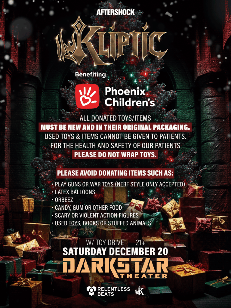 Kliptic Merry Klipmas Phoenix Childrens Hospital Toy Drive