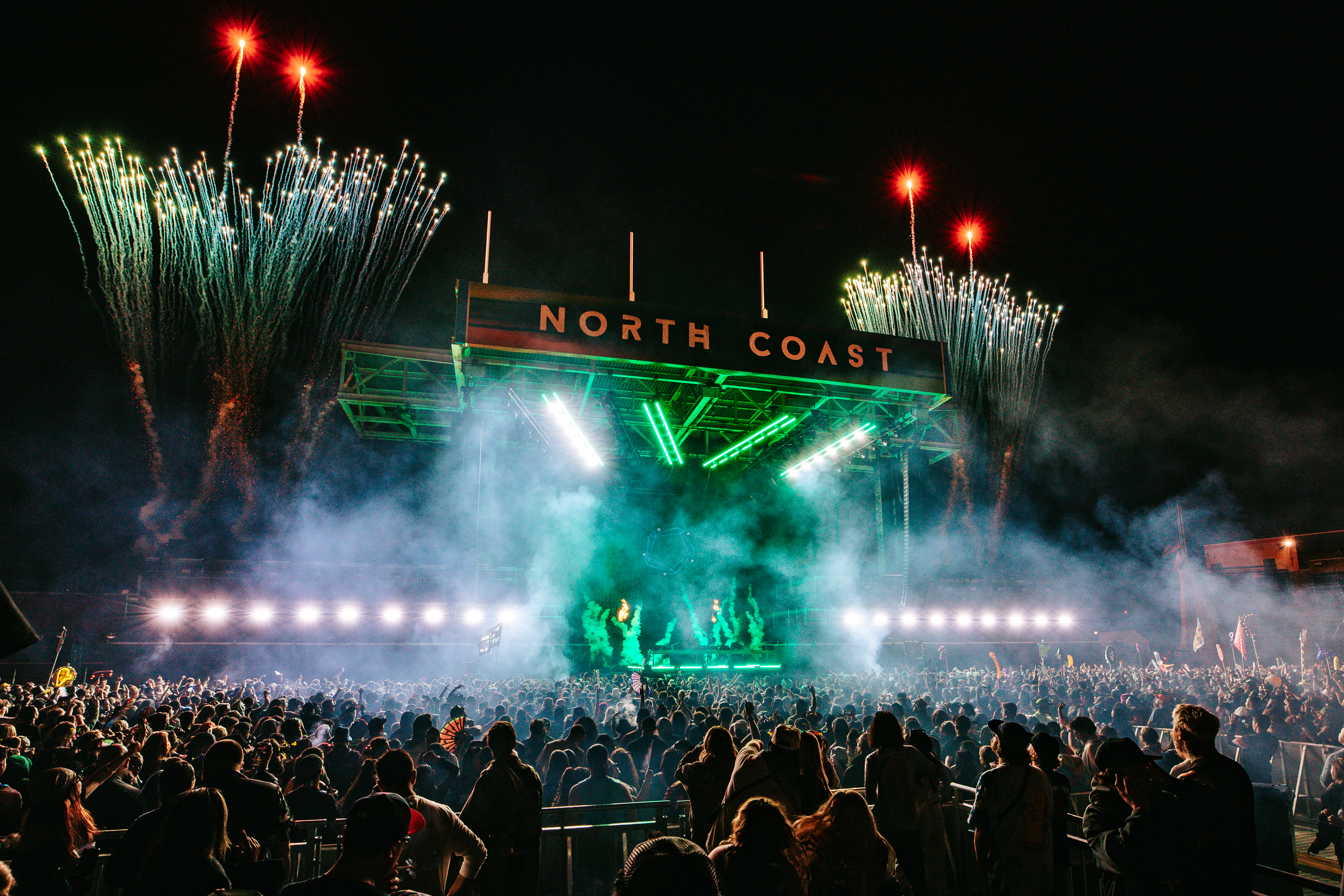 North Coast Music Festival fireworks