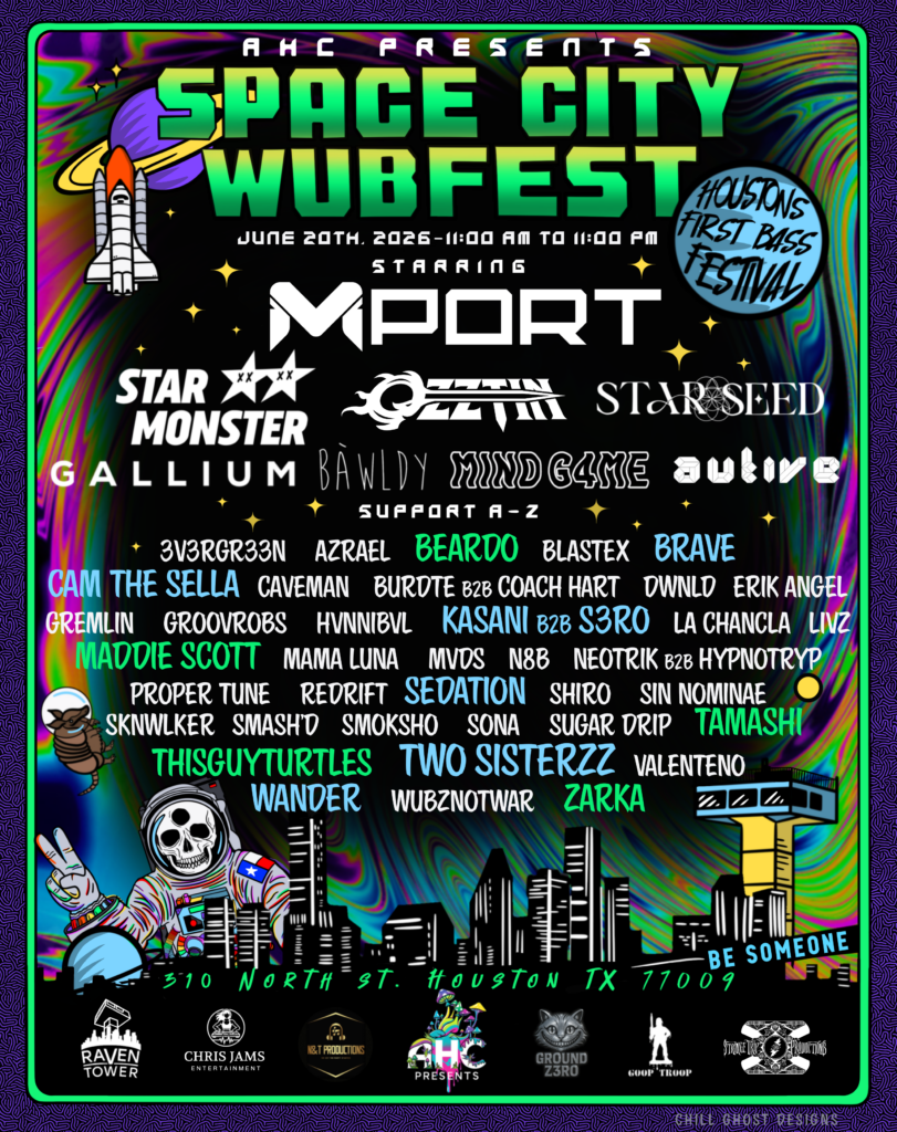 Space City Wub Fest 2026 line up