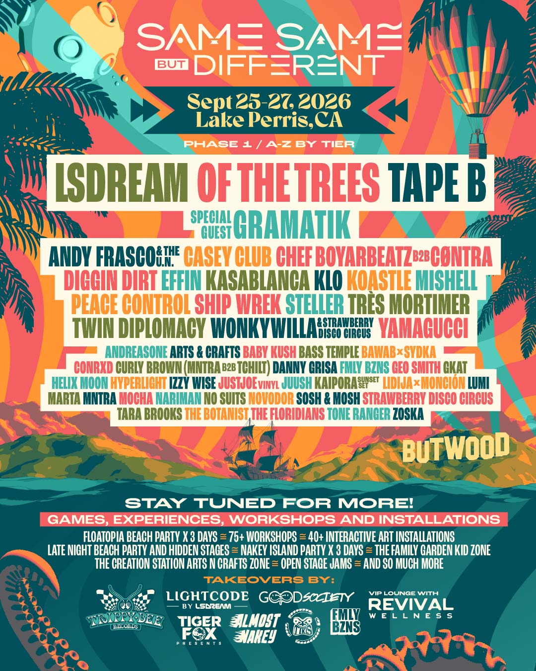 SSBD different phase one line up drop