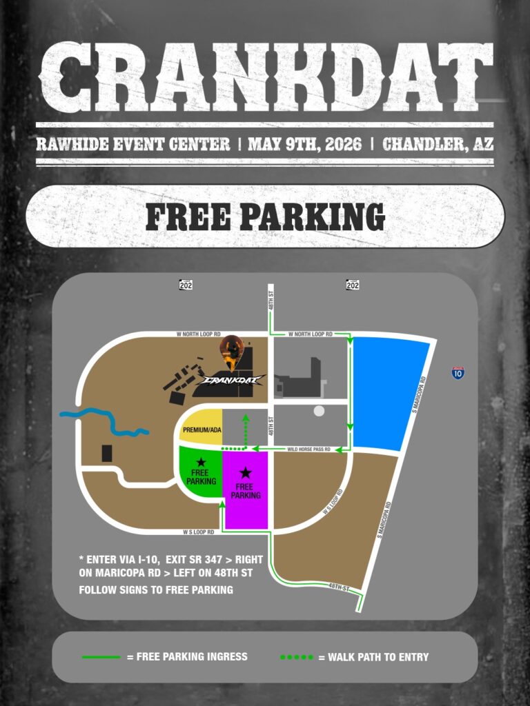 Crankdat Parking Map