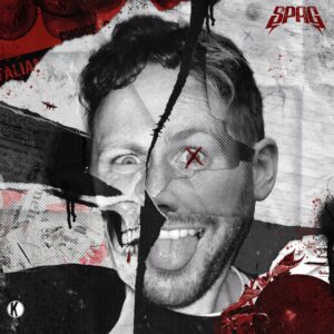 This is spag cover art with ripped up pictures like old comic books