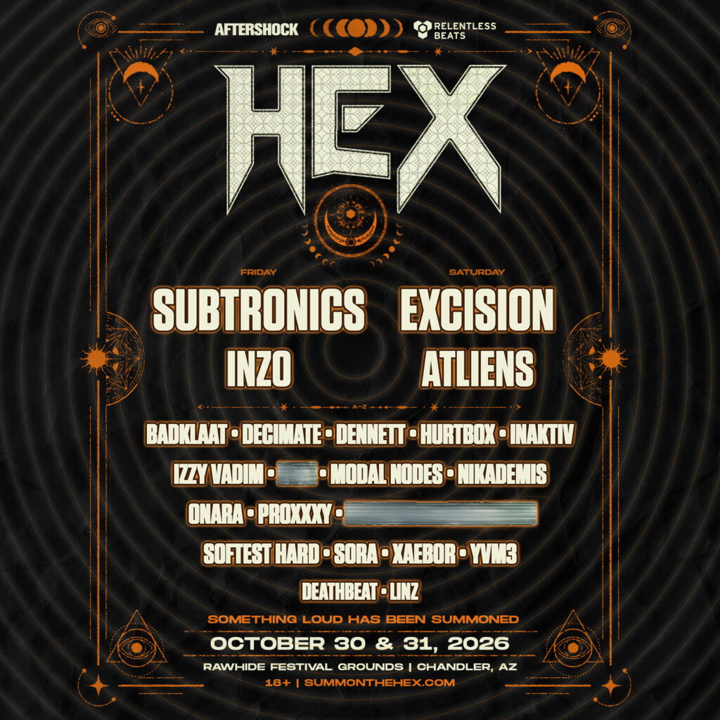 HEX Festival Arizona Halloween Lineup 