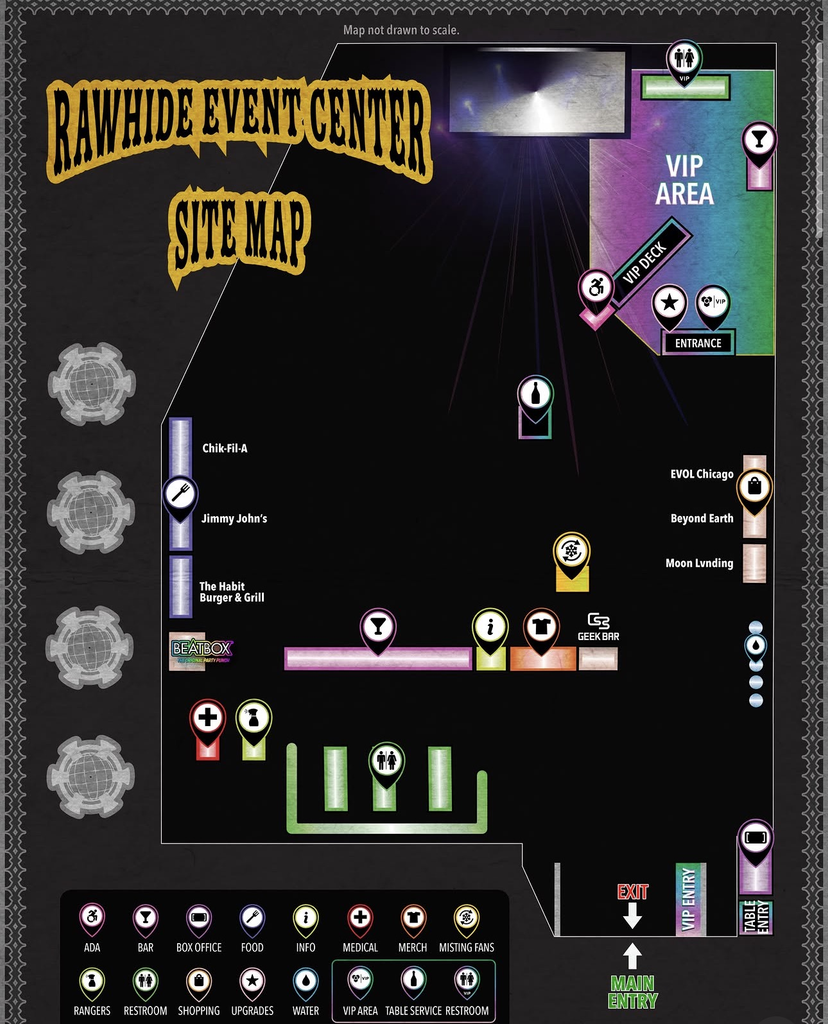 Tape B Rawhide map layout