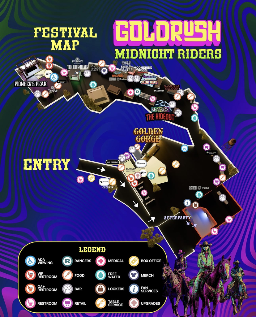 Goldrush 2026 Map Layout