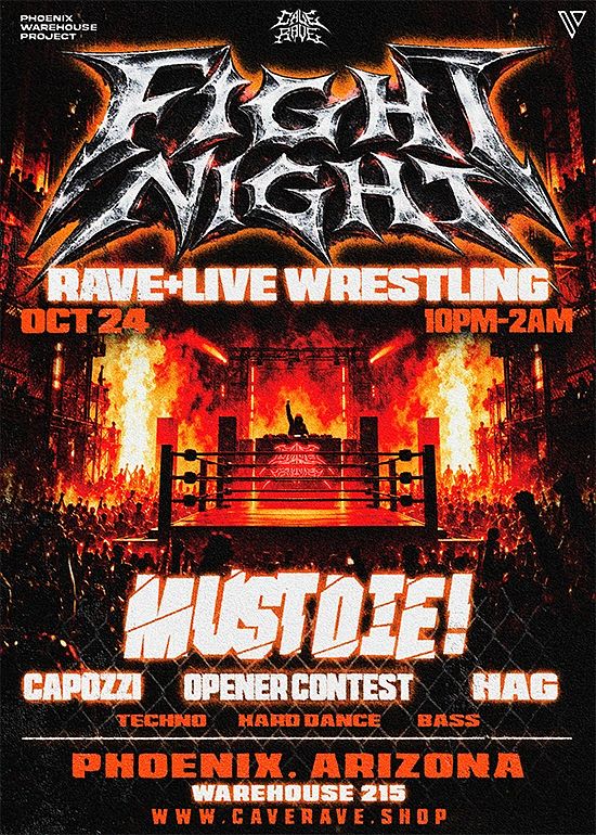 CAVE RAVE x Vivid presents fight night